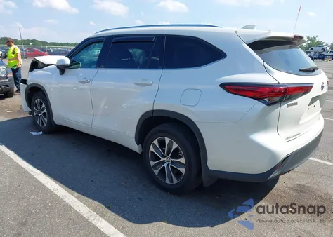 2021 Toyota Highlander Xle из США, поврежденный, VIN 5TDGZRBH8MS539674